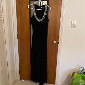 Formal Black Embellished Dress
